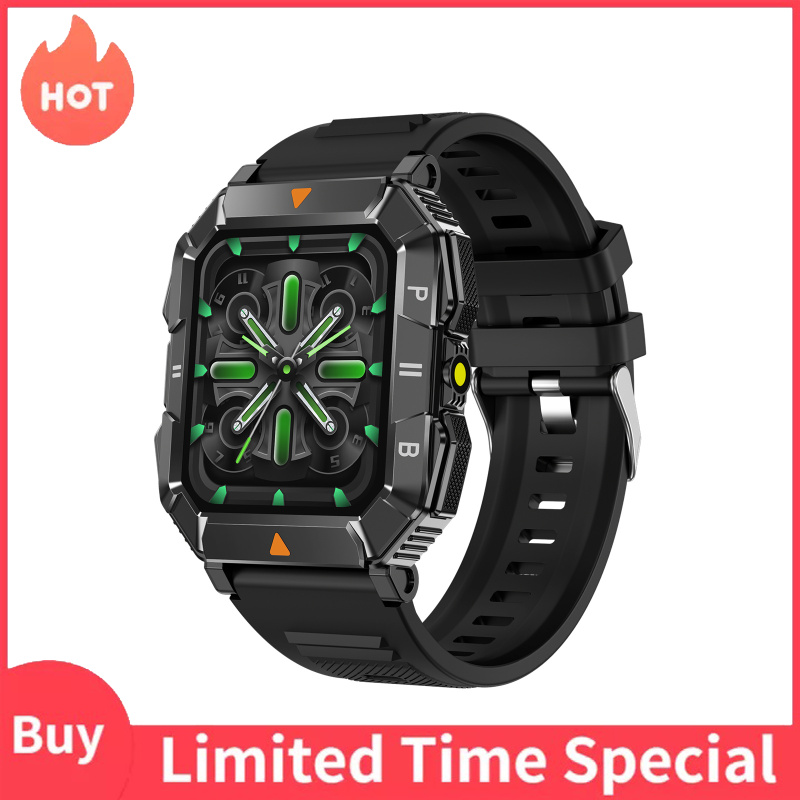 Yk03 Đồng hồ thông minh 1.83-inch màn hình đồng hồ sức khỏe thông minh đồng hồ thông minh nhịp tim oxy máu theo dõi giấc ngủ đồng hồ thông minh chống nước đồng hồ thông minh ES