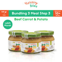 [BUNDLING 3] Yummy Bites Meal Step 3/ 145 GR/ Makanan Bayi/ MPASI Baby