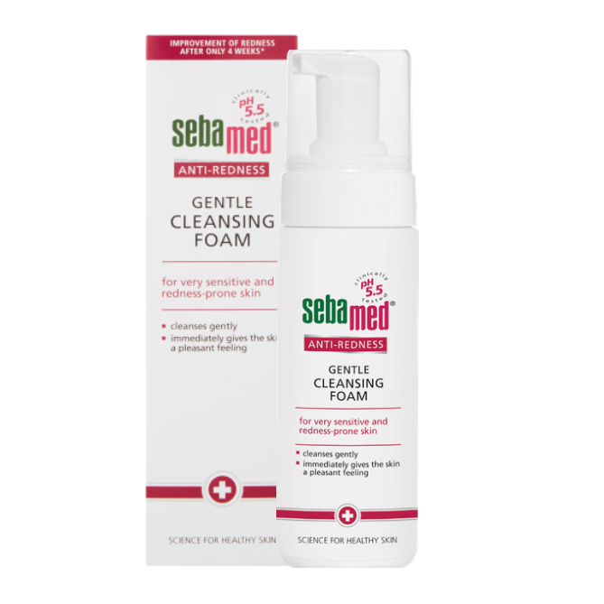 Sữa Rửa Mặt Sebamed Anti-Redness Gentle Cleansing Foam 150ml