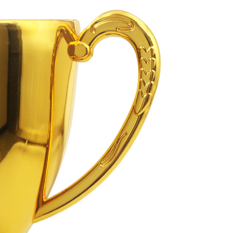 【qaf store】-9Inch Gold Trophy Cup for Sports Meeting Competitions Soccer Winner Team Awards and Competition Parties Favors