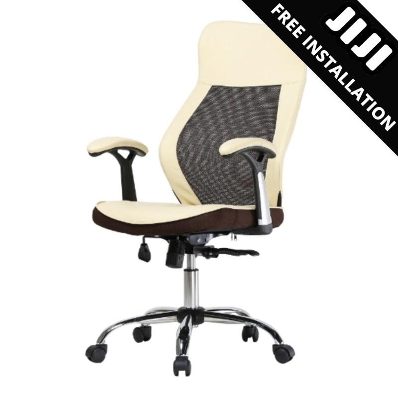 JIJI General Manager Office Chair (Free Installation) - Home Office Chair / Office chair/Study chair/Gaming chair/Ergonomic/ Free 12 Months Warranty (SG) Singapore
