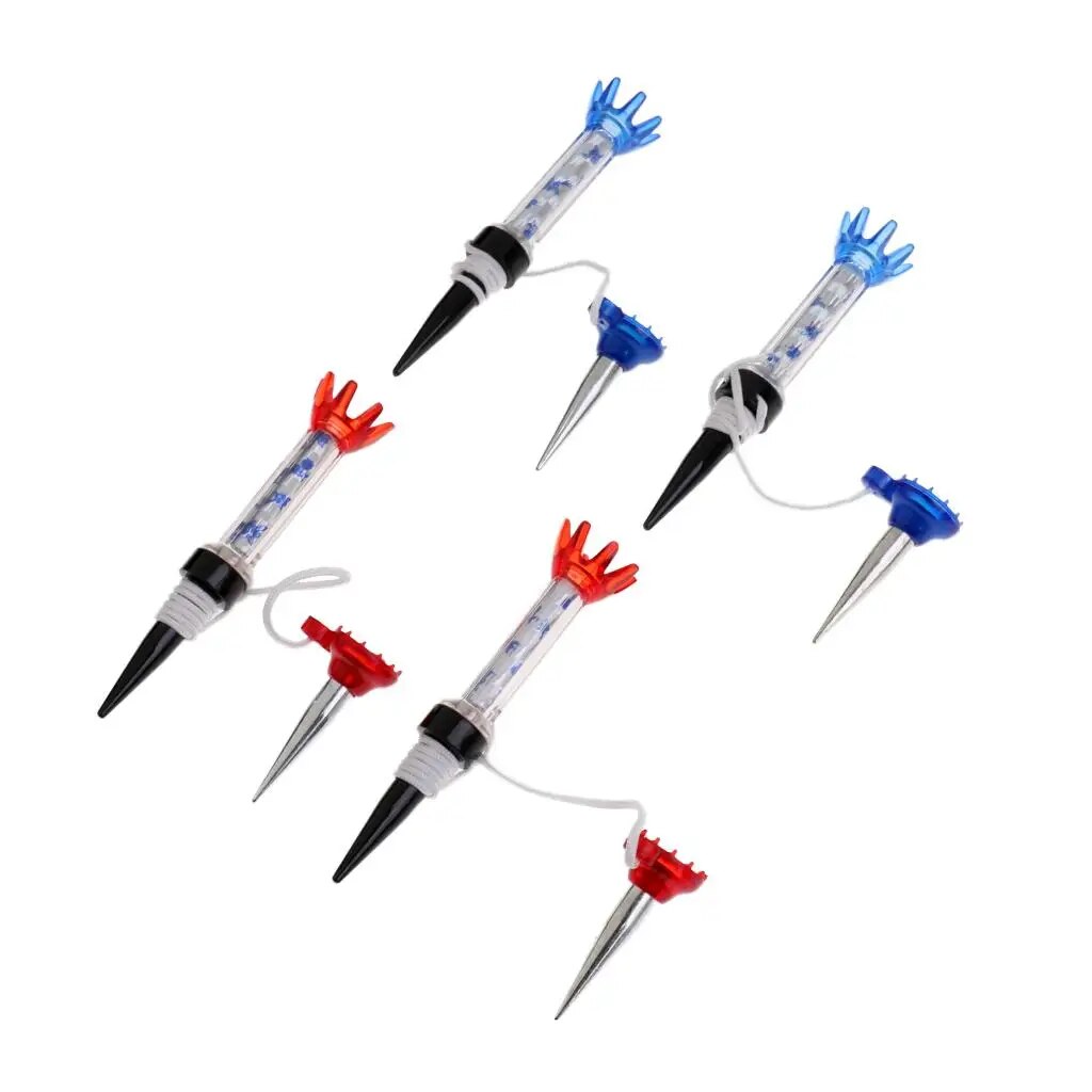 4 Pieces Golf 80mm Golf Tee with Anchor Random Color