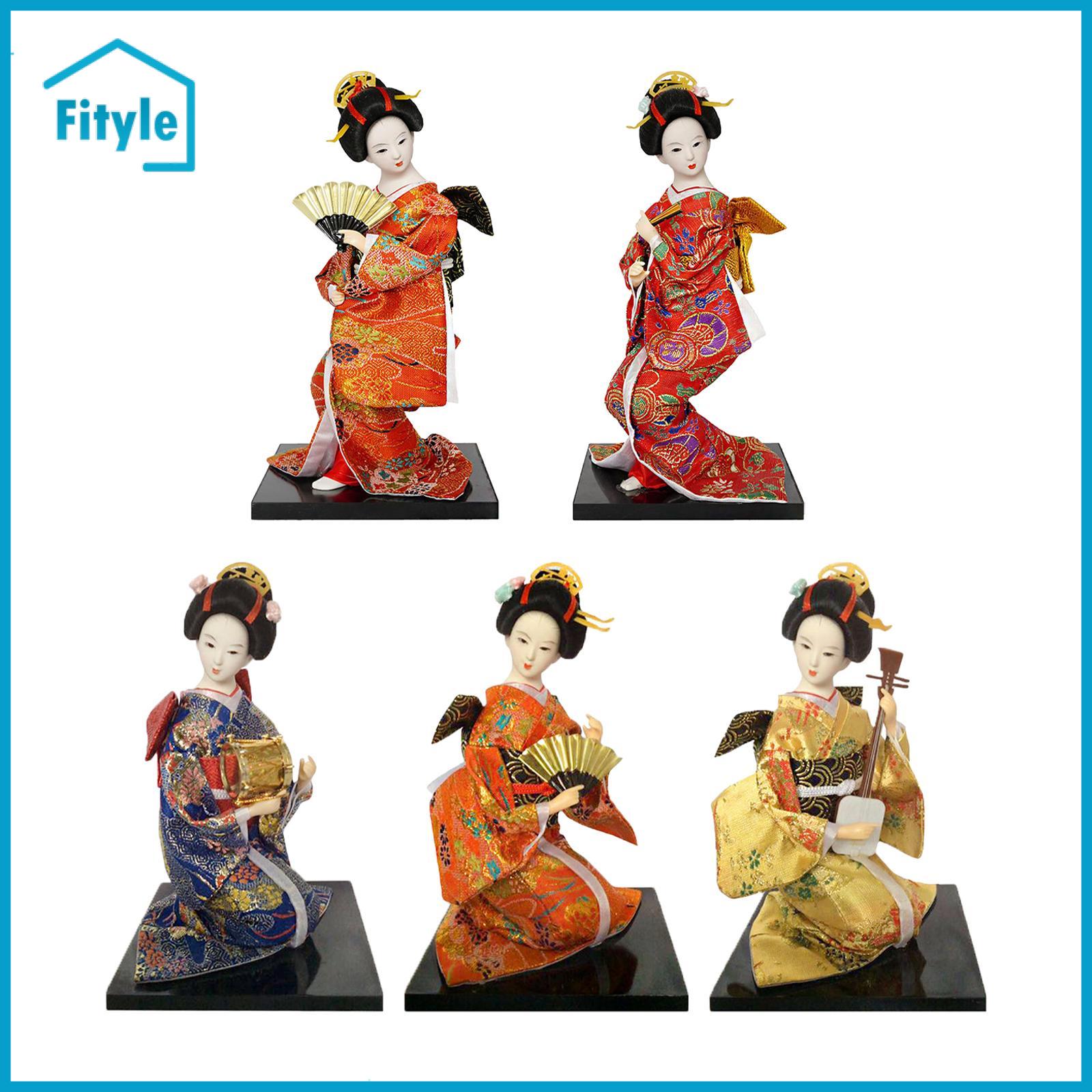 12inch Japanese Kimono Geisha Dolls Miniature Asian Doll Handicraft Collectible Japanese Doll for Shelf Collectibles Ornament ราคา 671 บาท*ส่งฟรี