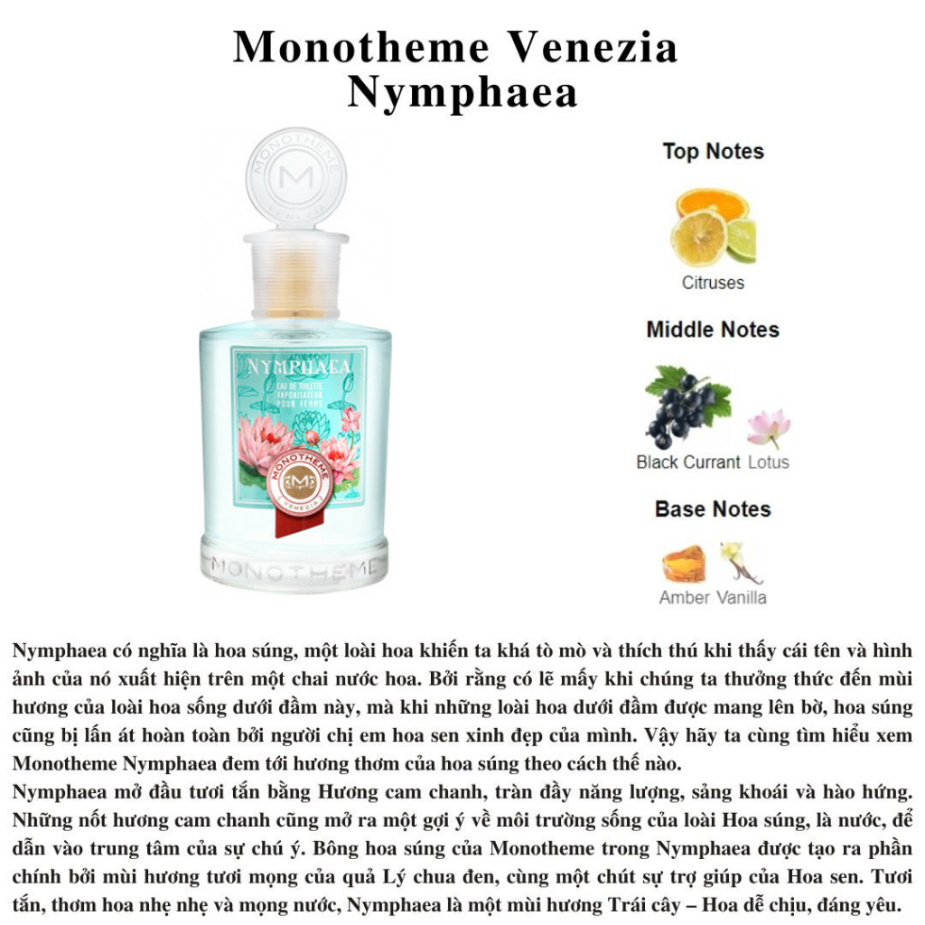 Nước hoa MONOTHEME 100ml
