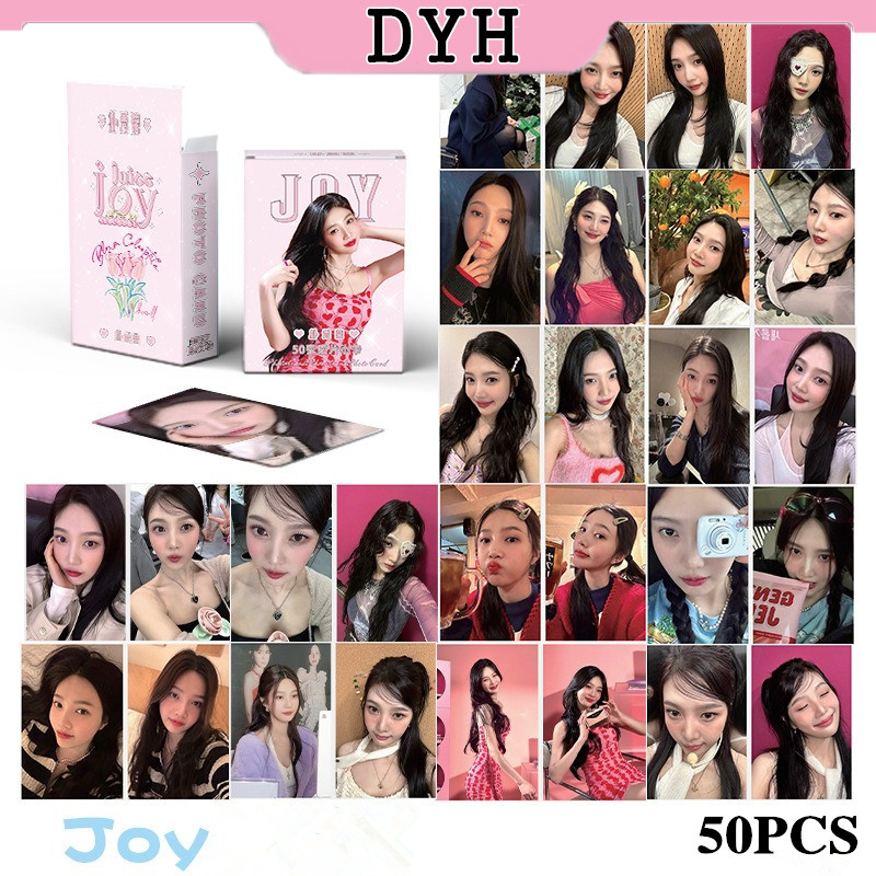 50pcs/box Red Velvet JOY Laser Card Photocards LOMO Card KPOP Album