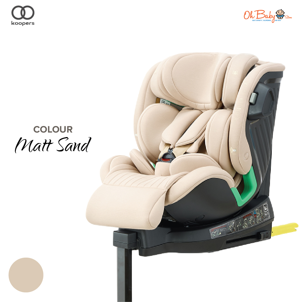 Koopers Spark+ 360 Baby Car Seat | ECE R129 Approved SAFE Collection from Newborn to 150cm