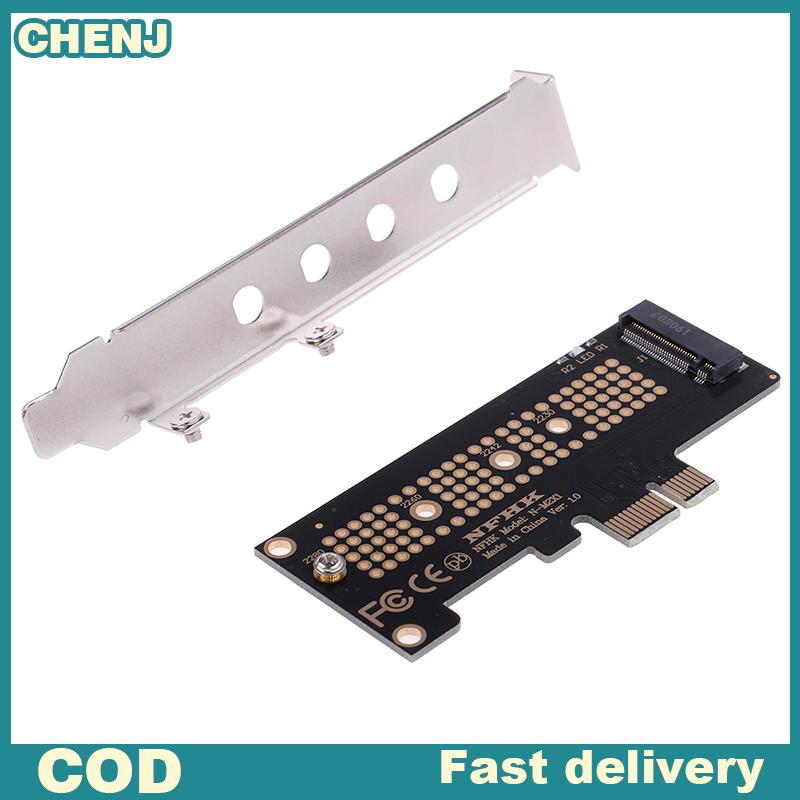 CHENJ NVMe PCIe อะแดปเตอร์การ์ดแปลง X1 M.2 x2 x4 NGFF SSD เป็น PCIe x1เพื่อ M.2 ราคา 76 บาท*ส่งฟรี