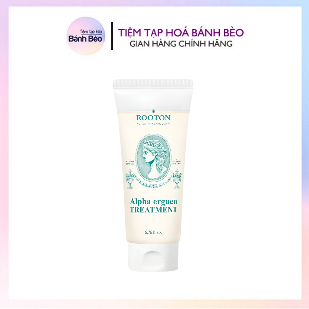 Dầu Xả ROOTON Alpha Erguen Treatment 70ml/10ml Giảm Rụng Tóc Phục Hồi Tóc Giữ Ẩm Làm Mượt Bảo Vệ Tóc