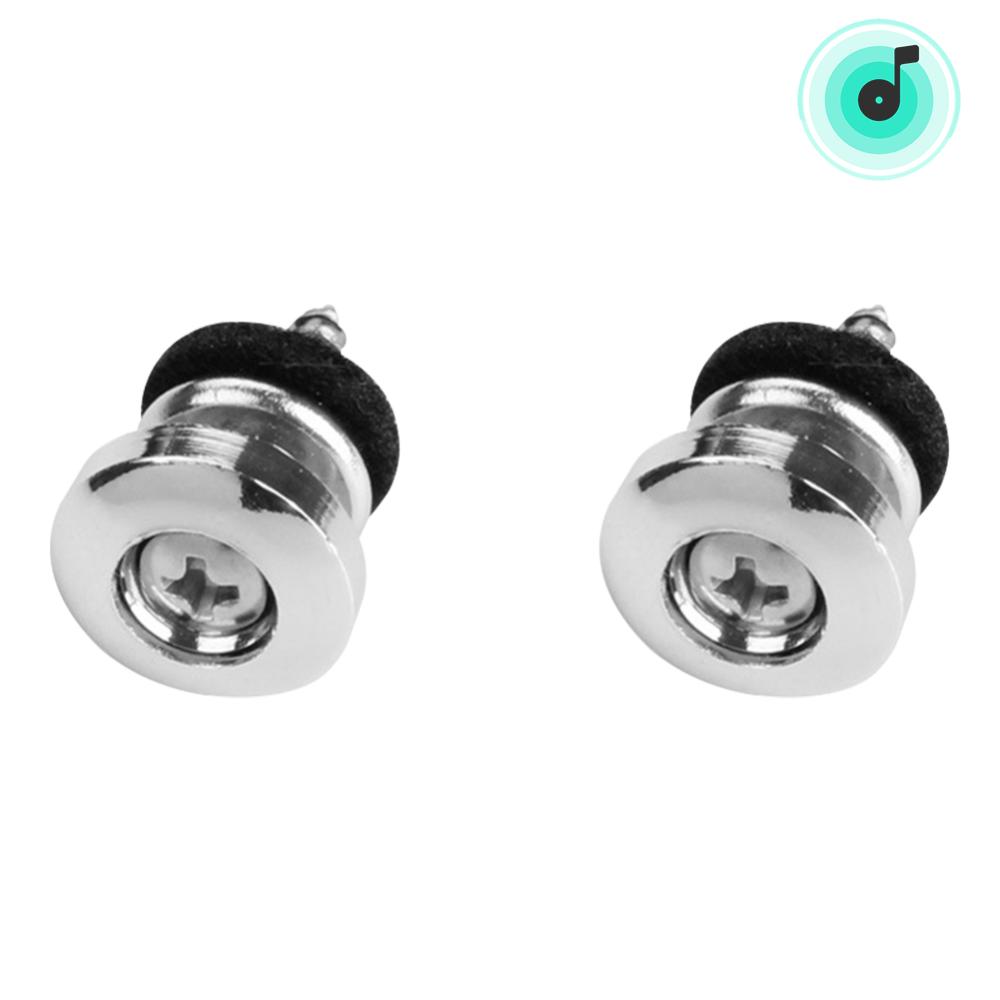 2 cái nút dây đeo đàn guitar nắp hình nấm khóa dây đàn guitar dây đeo đàn guitar Pin kim loại nhạc cụ phụ kiện
