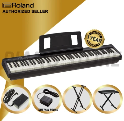 Authorized Seller - Roland 88 Weighted Keys FP-10 FP10 Digital Piano with Keyboard Stand and Keyboard Bench Music Instrument FP Piano Store