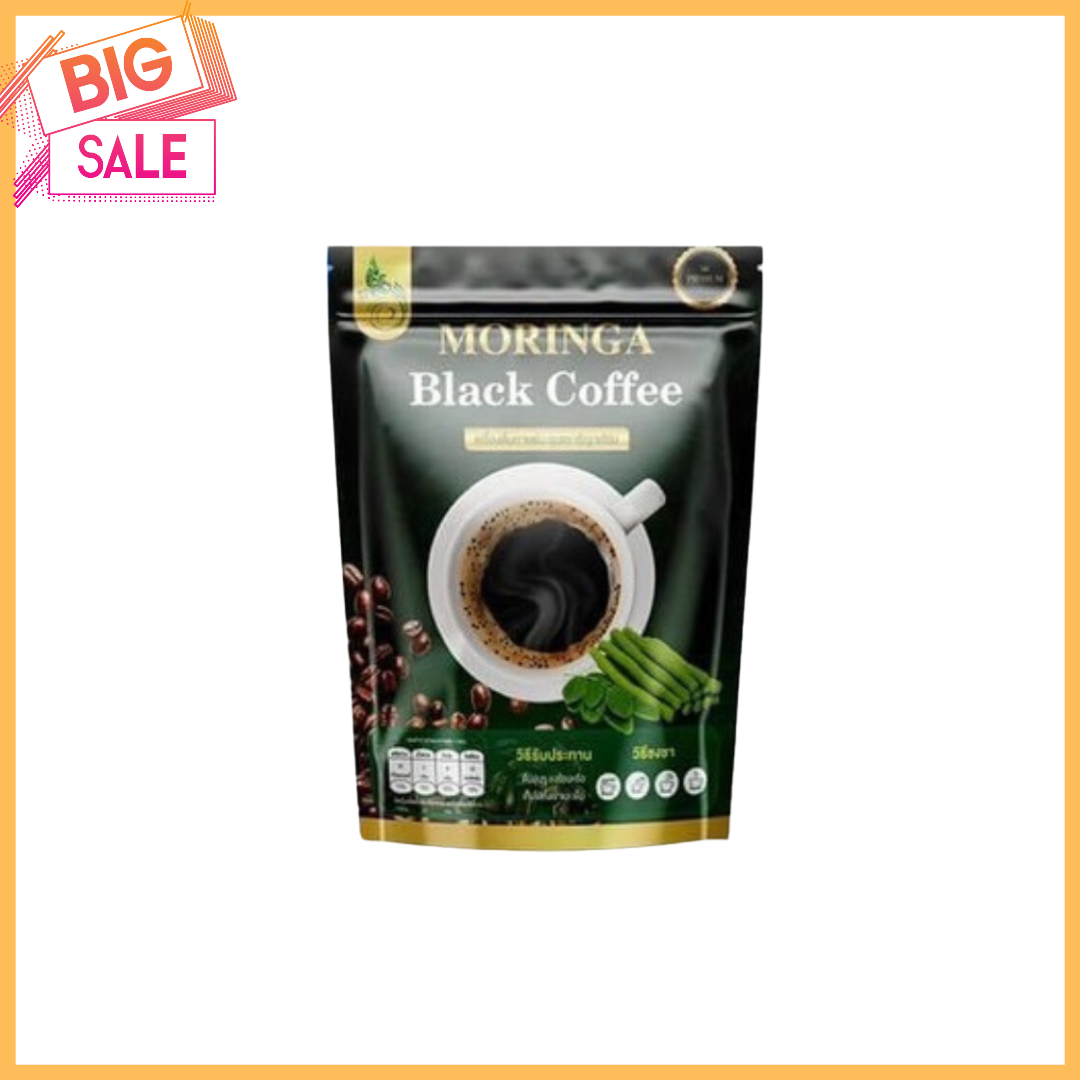 ส่งฟรี!! MORINGA Black Coffee กาแฟดำมะรุม รีญาเฮิร์บ (1ห่อบรรจุ 30 ซอง) ราคา 199 บาท*ส่งฟรี