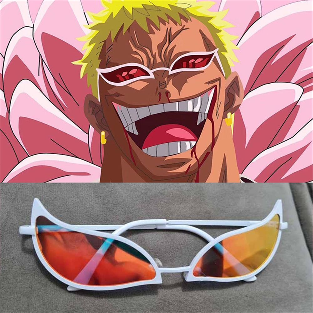 Donquixote Doflamingo Cosplay Óculos Anime Pvc Sunglasses_ (costbuy)