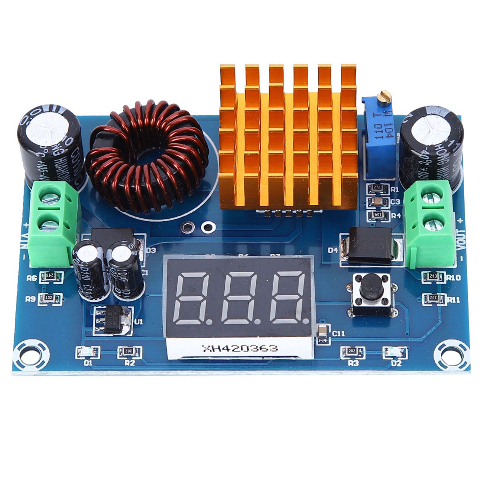 Mô-đun cấp nguồn DC-DC Boost 4-35V sang 5V-45V 5A - Hiệu suất cao, điện áp có thể điều chỉnh, thiết kế nhỏ gọn cho các dự án điện tử DIY