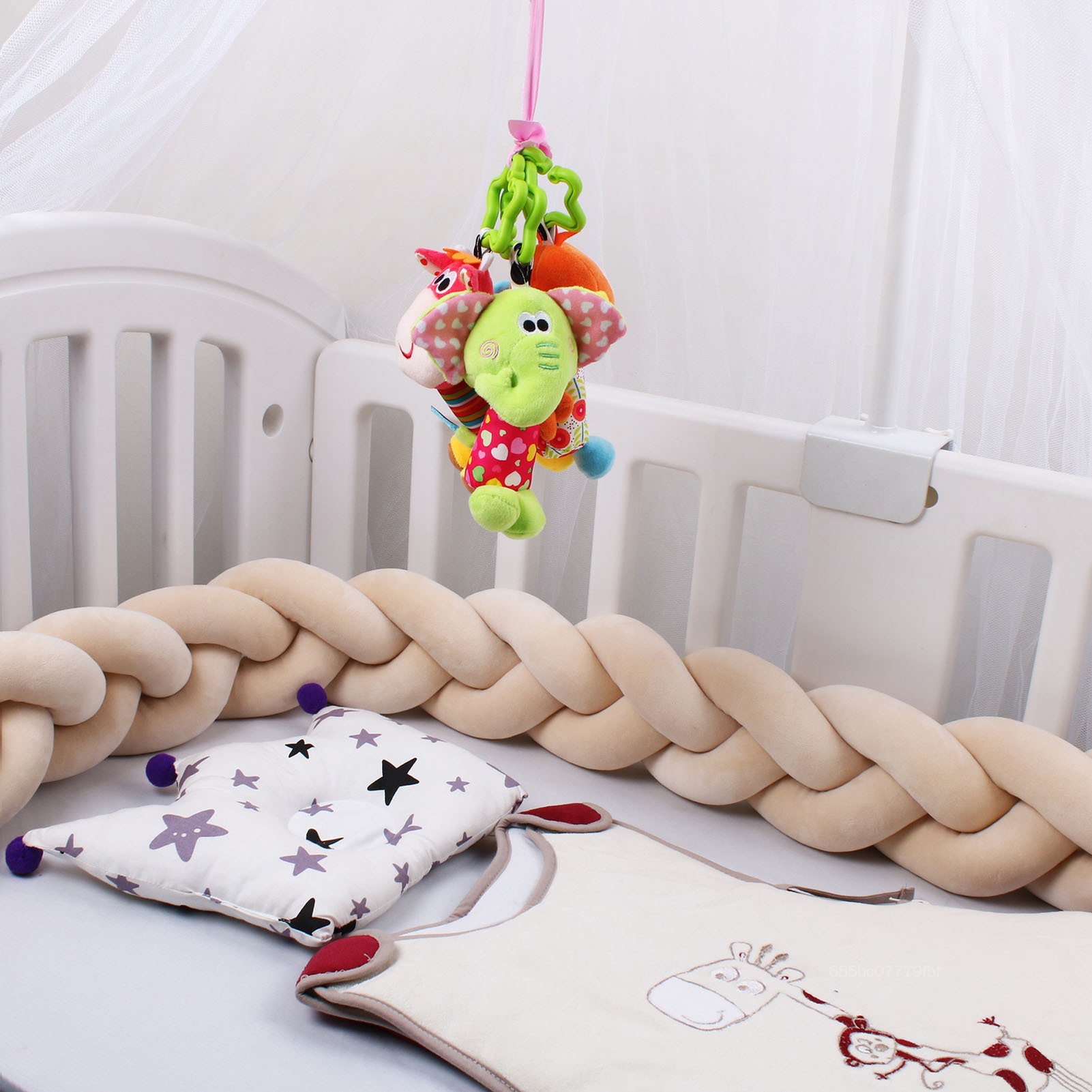 Handmade mềm Knot Bumper gối vải mềm tinh tế tay cảm thấy đệm cho phụ nữ mang thai và tà vẹt chính hãng chất lượng cao SH-My