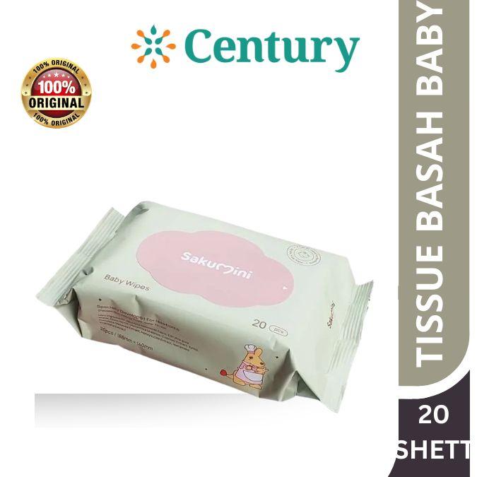 SAKUMINI BABY WIPES ISI 20 SHEET / PERAWATAN BABY / TISSUE BASAH BABY