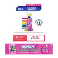 Vanish Oxi Action Multi Stain Remover Pre-Treat Trigger Spray 500ML