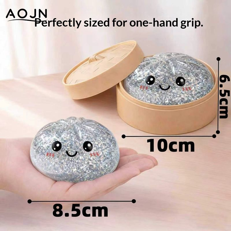 AOJN ของเล่นซีรี่ส์ขนมปังน่ารักแบบมีดวงจันทร์และดาวในกล่องไอน้ำ ลดความเครียดได้ดี มีการยืดตัวช้า เหมาะสำหรับเด็กและผู้ใหญ่ ราคา 80 บาท*ส่งฟรี