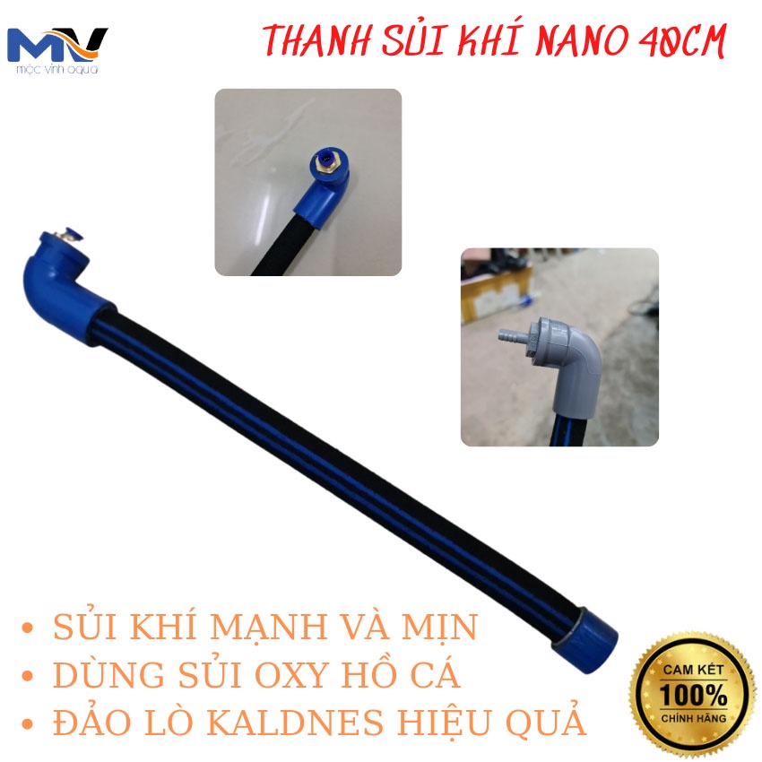 Thanh sủi nano 40cm sủi khí siêu mịn và mạnh