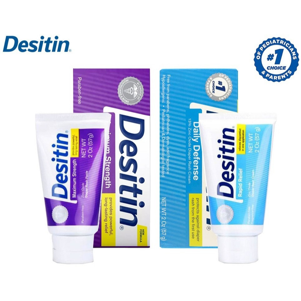 Kem ngừa hăm Desitin Xanh/Tím của Mỹ - 113g 136g & 454G