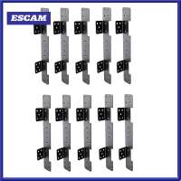 Norman Malthus Stair Support Hanger Bracket Metal Stair Stringer Bracket 10pcs Heavy Duty Adjustable Stair Stringer Hanger Bracket 18 Gauge Metal Connector for 2x12 Deck Stairs – Durable Support for Outdoor Stair