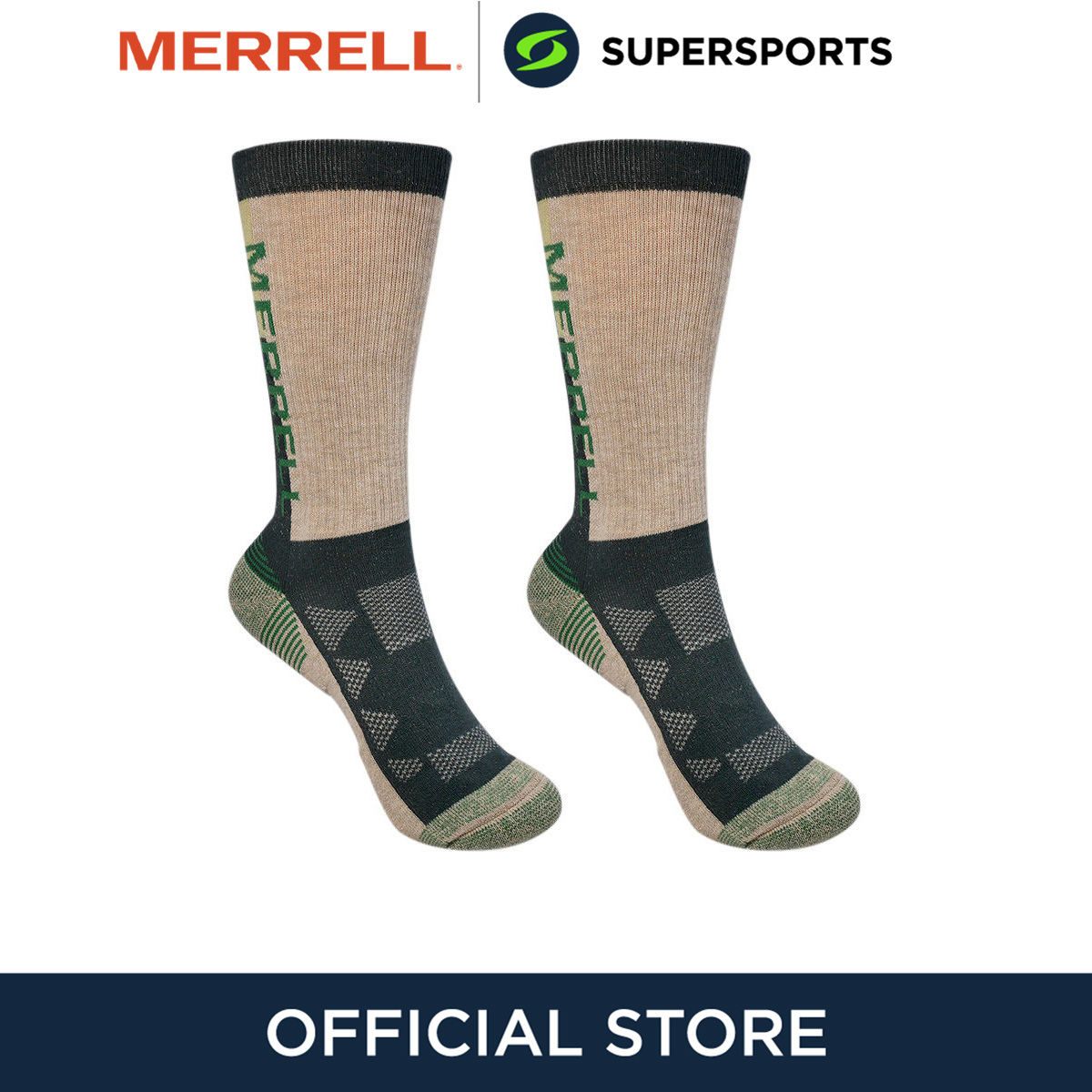 MERRELL Moab Speed Crew Unisex Hiking Socks ราคา 499 บาท*ส่งฟรี
