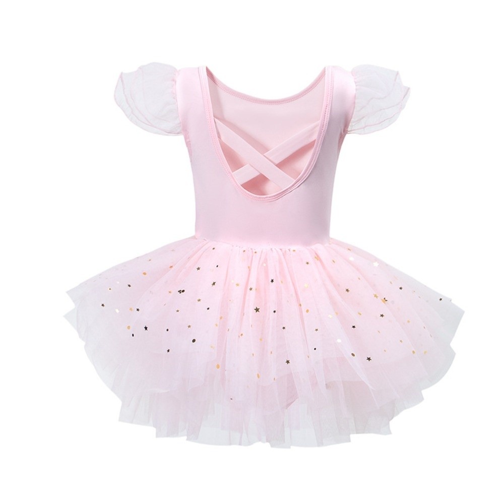 NIAOJIU Đầm sequin Váy tutu ballet cho bé gái Mềm mại Dây đeo chéo Quần áo biểu diễn ballet Chuyên nghiệp Váy công chúa Váy ballet cho trẻ em Thể dục dụng cụ - 5
