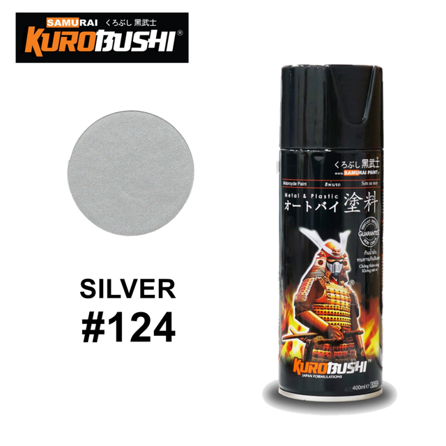 Pilox Samurai 124 SILVER 400 ml YAMAHA Paint Cat Semprot Harga 61,642 rupiah*Gratis Ongkir