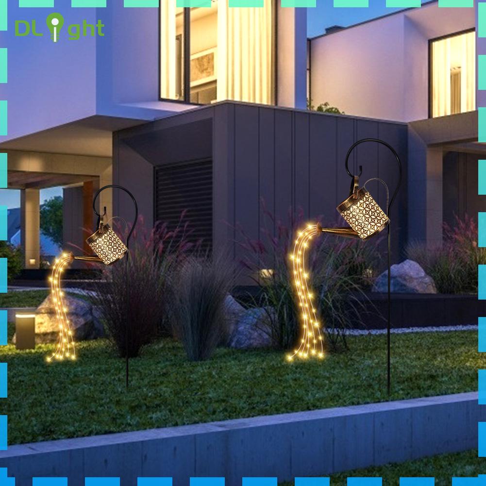Đèn LED năng lượng mặt trời lọ tưới nước ánh sáng vườn ngoài trời không thấm nước cảnh quan Ấm đun nước chiếu sáng