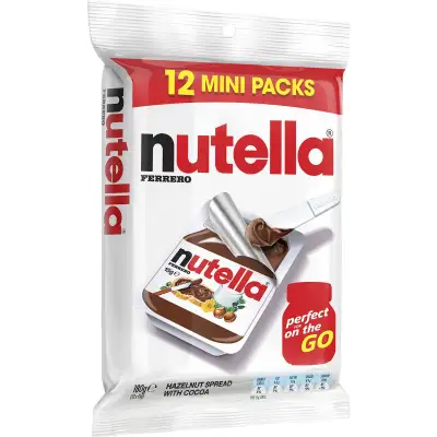 Nutella Ferrero Hazelnut Choco Spread 15g x 12 Mini Pack