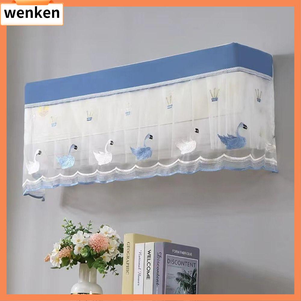 WENKEN Gắn tường Bọc bụi điều hòa Chống bụi Có thể giặt Vỏ AC Tiện lợi Di động Vỏ bảo vệ Hộ gia đình