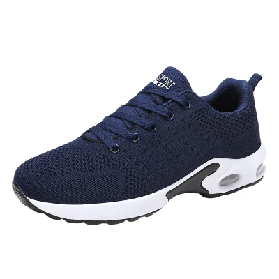 2019 New Mens Running Shoes Air Cushion Sports Shoes Comfortable Athletic Trainers Sneakers Plus Size Outdoor Walking Shoes High Quality