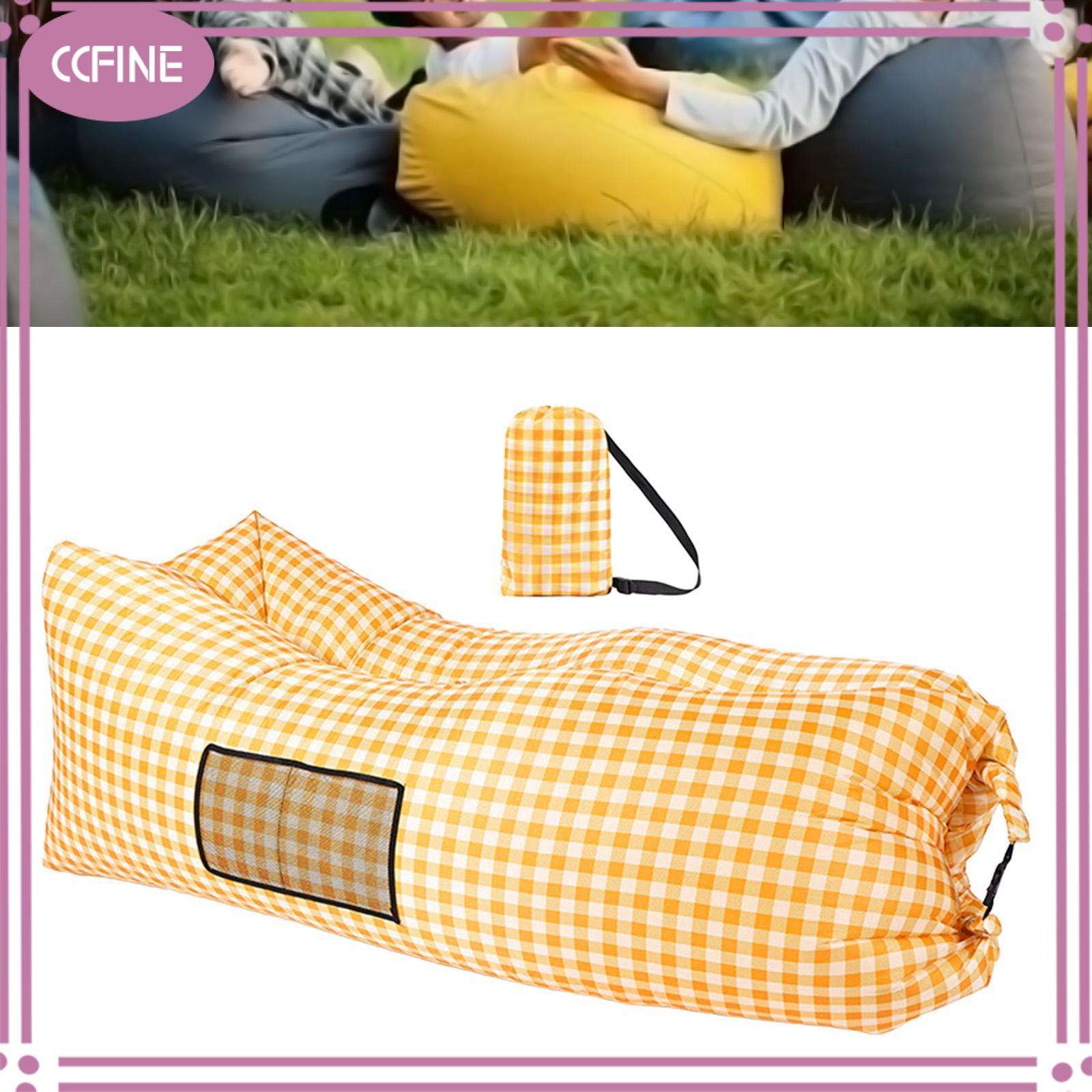 Ccfine Ghế bơm hơi ghế bãi biển thuận tiện không thấm nước di động cho dễ dàng thiết lập Phụ Kiện Cắm trại ngoài trời và trong nhà đi du lịch