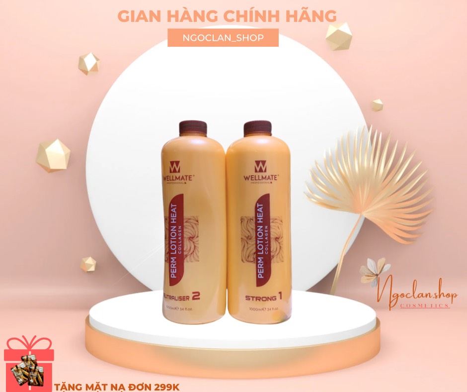 Thuốc uốn nóng hoa sứ wellmate