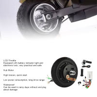 LIXADA Electric Scooter Hub Motor Kit Electric Scooter Motor Wheel Strong Grip 24V with LCD Throttle for Conversion