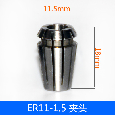 Đầu Kẹp ER11-Mâm Cặp-6.35 | Phi 11.5mm - Độ Dài 18mm | Độ Chính Xác Cao | Tiêu Chuẩn ER | Máy Tiện Phay CNC | Đa Kích Thước 1-7mm, Độ Bền Cao