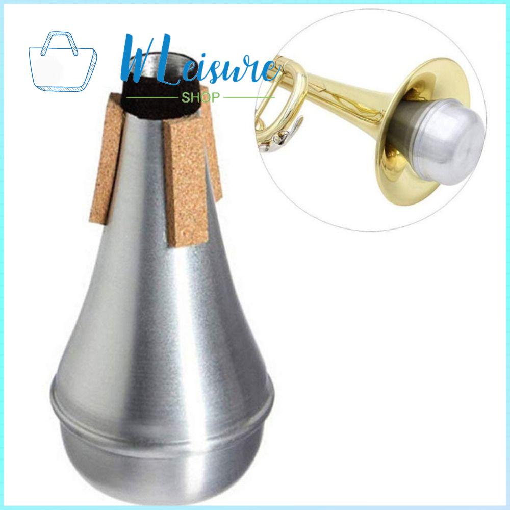 DIDI - HL Yếu hơn Bộ giảm thanh Kèn Trumpet Người mới bắt đầu Thực Hành Phụ kiện kèn Trumpet câm Phổ thông Thân thẳng Bộ phận thực hành cho người mới bắt đầu Kèn Trumpet