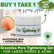 Greenika Pore Tightening Minimizer Gel - Quick Absorbing Facial Treatment