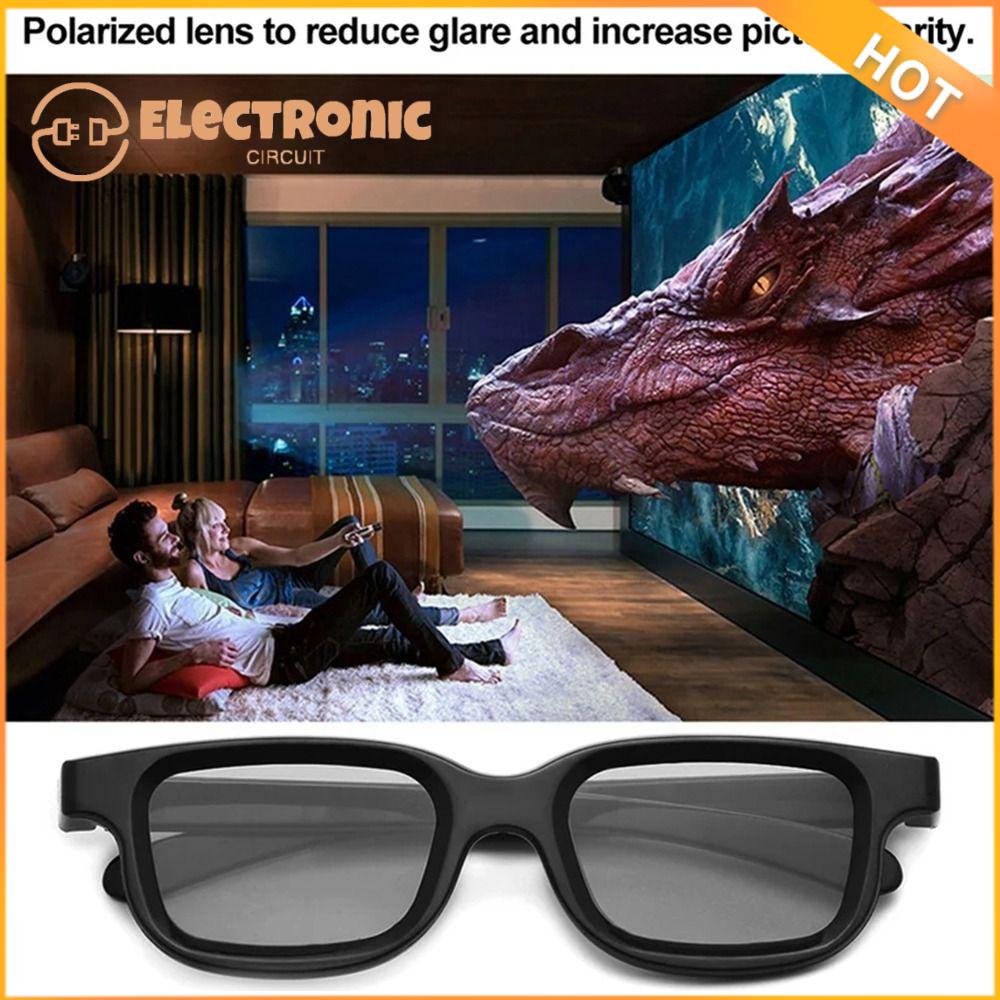 ELECTRONIC CIRCUIT โพลาไรซ์ แว่นตา3D ทีวี3D โรงภาพยนตร์แท้จริง แว่นตาเกมภาพยนตร์ สากลสากลสากล เกม3D ราคา  28 บาท*ส่งฟรี