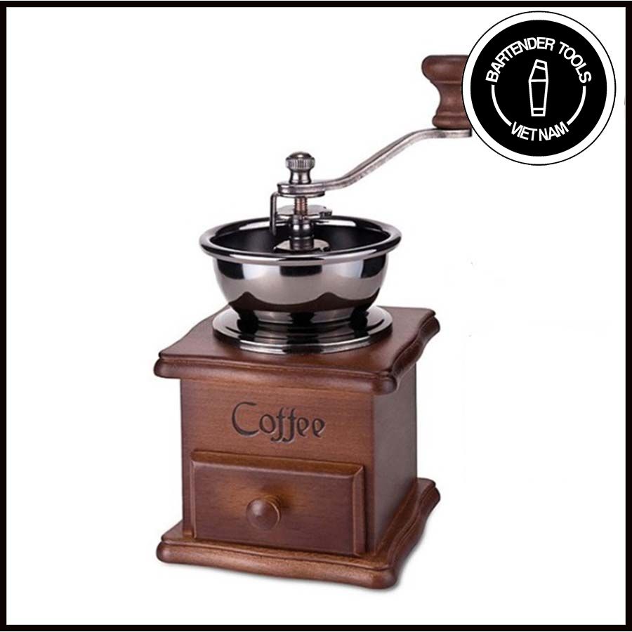 Máy xay cà phê mini kiểu dáng cổ điển Dụng cụ barista