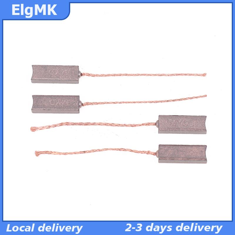 ElgMK 10PCS 4.5X6.5X20mm High Copper Generator Carbon Brushes Alternator Regulator For BYD Mitsubishi