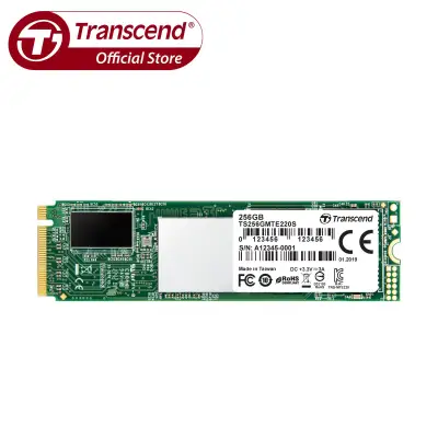Transcend MTE220S 256GB/512GB/1TB/2TB NVMe PCIe Gen3 x4 M.2 2280 SSD (Up to 3,500MB/s Read)