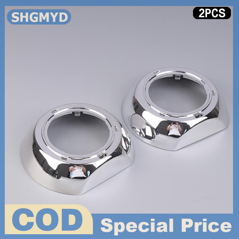 SHGMYD Đèn pha shrouds cho Q5 MH1 Bi-xenon bi-led ống kính máy chiếu xe Styling trang bị thêm mặt nạ