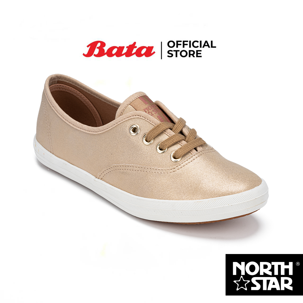 Online Exclusive Bata บาจา North Star รองเท้าผ้าใบสนีคเกอร์แบบผูกเชือก สำหรับผู้หญิง สีขาว 5201161 สีชมพู 5205161 ราคา 699 บาท*ส่งฟรี