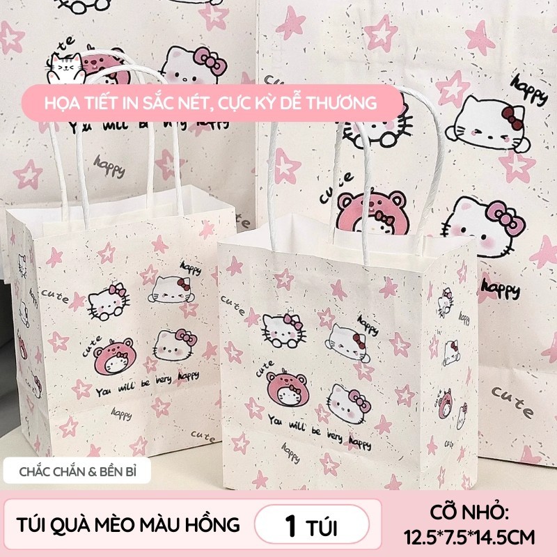 Túi Giấy Đựng Quà Hello Kitty Mini – Thiết Kế Xinh Xắn Lựa Chọn Hoàn Hảo Gói Quà Sinh Nhật Cho Bạn Nữ