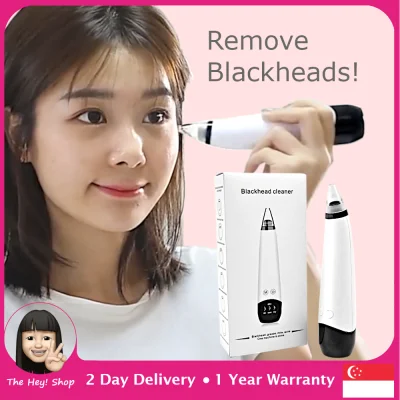 Heys Electric Blackhead Remover Vacuum Suction Black Head Removal Facial Acne Pore Cleaner Extractor Tool