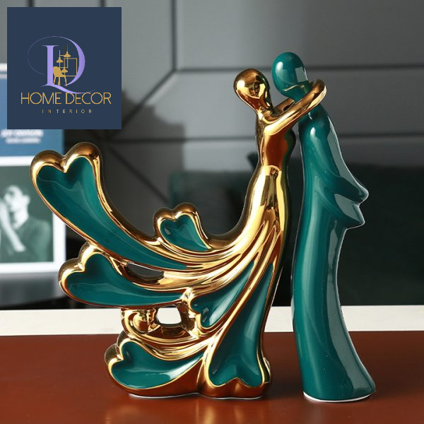 Tượng cặp tình nhân, đôi uyên ương Decor, Trang trí Nghệ Thuật, Trang trí nhà cửa