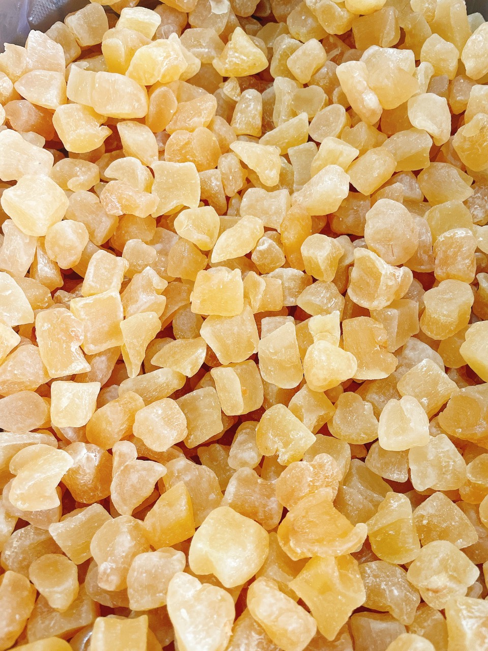 1KG Mứt Gừng Viên Sấy kiểu Thái Lan , giảm ho, giải cảm và giúp ấm người
