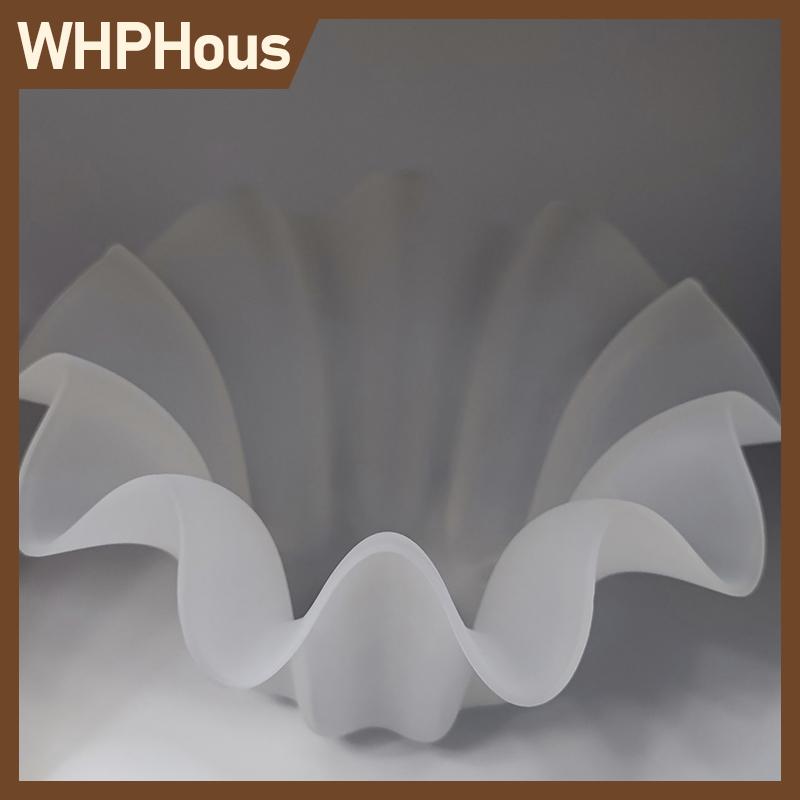 WHPHous E27 Acrylic Bell Orchid Lampshade Hanging Lamp Accessories Table Parts DIY Wall Night Restaurant Chandelier Replacement