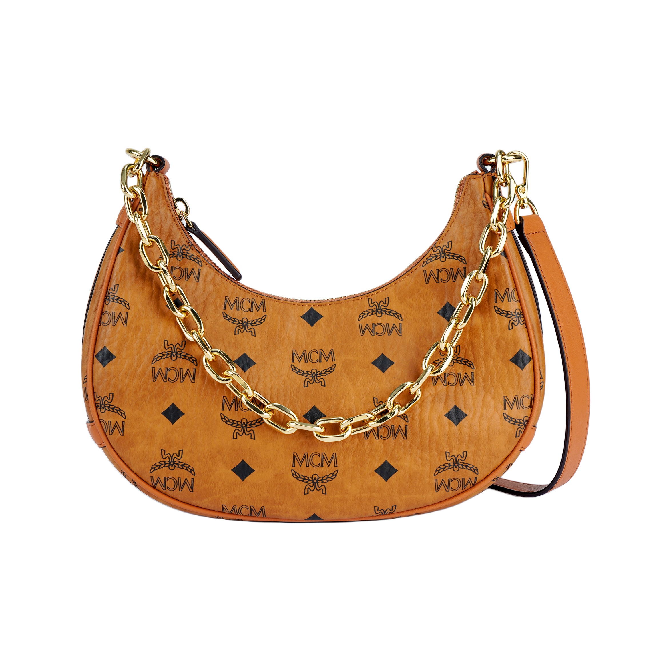 กระเป๋าสะพายข้าง กระเป๋าถือแฟชั่น MCM Aren Canvas Small Women's Brown & Cognac MWHCATA11CO001 ราคา 41,617 บาท*ส่งฟรี