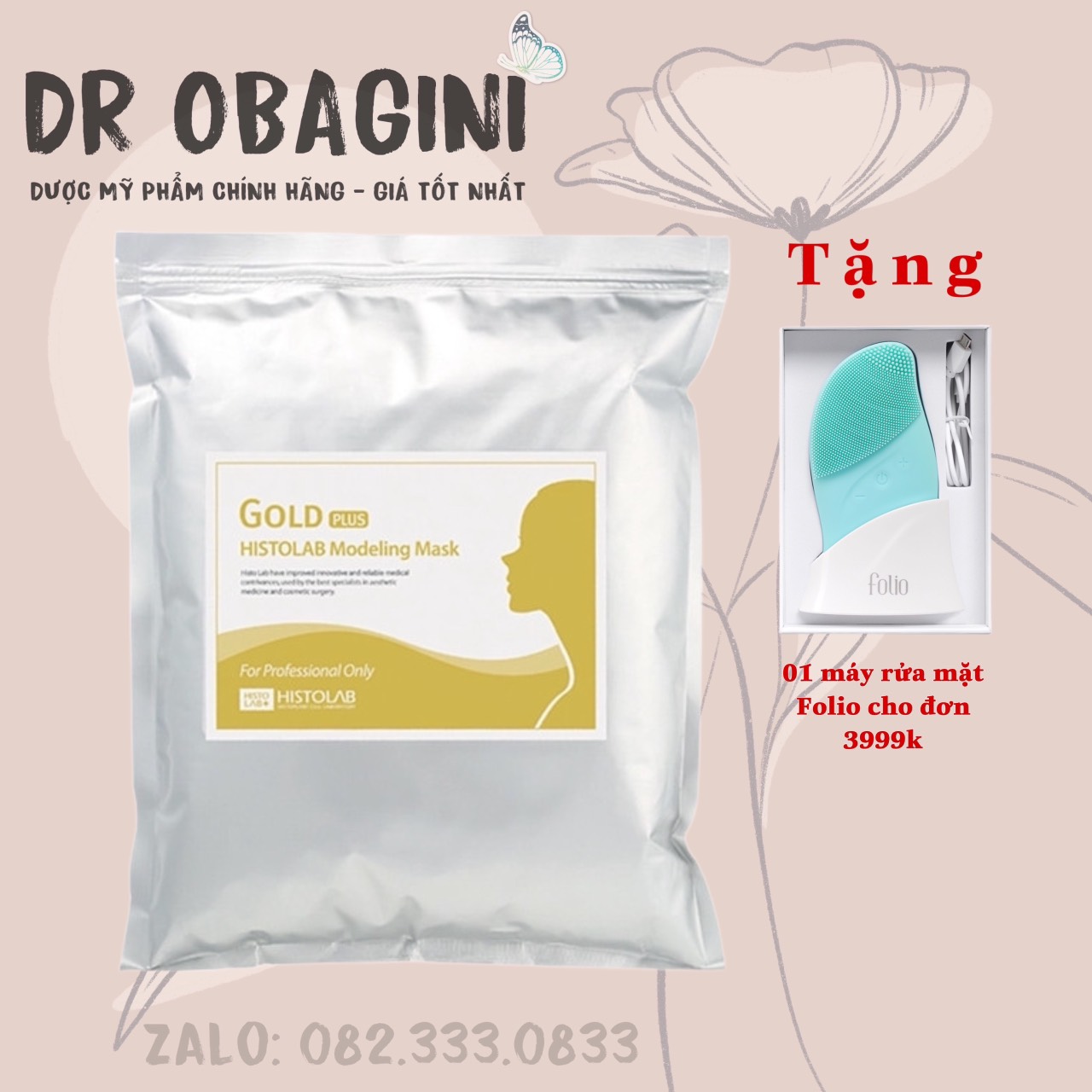 MẶT NẠ BỘT DẺO CHỐNG LÃO HÓA HISTOLAB GOLD PLUS MODELING MASK